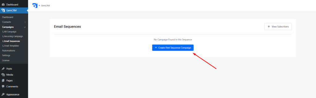 Adding Emails to the Sequence