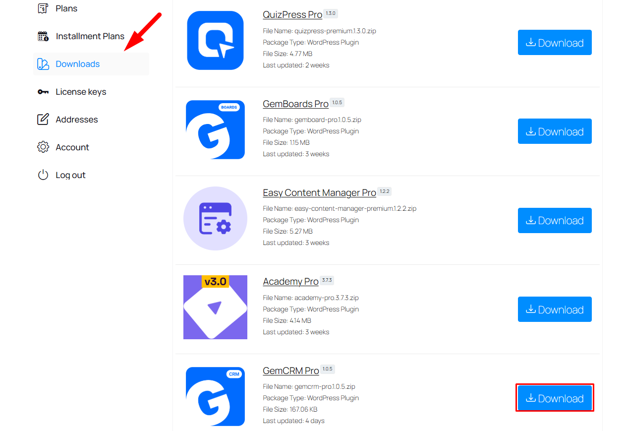 GemCRM Pro Download 