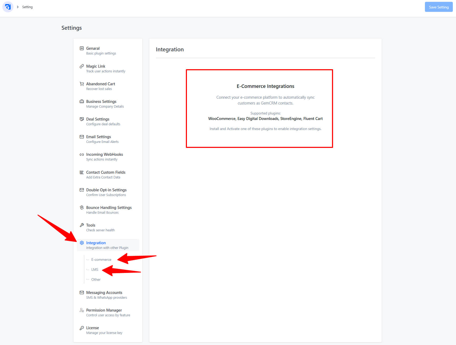General Settings