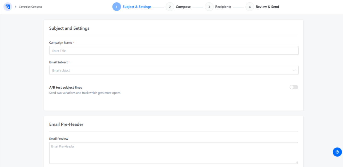 Campaigns Compose