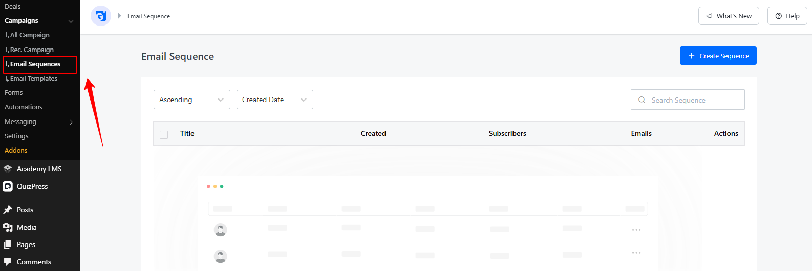 Email Sequences