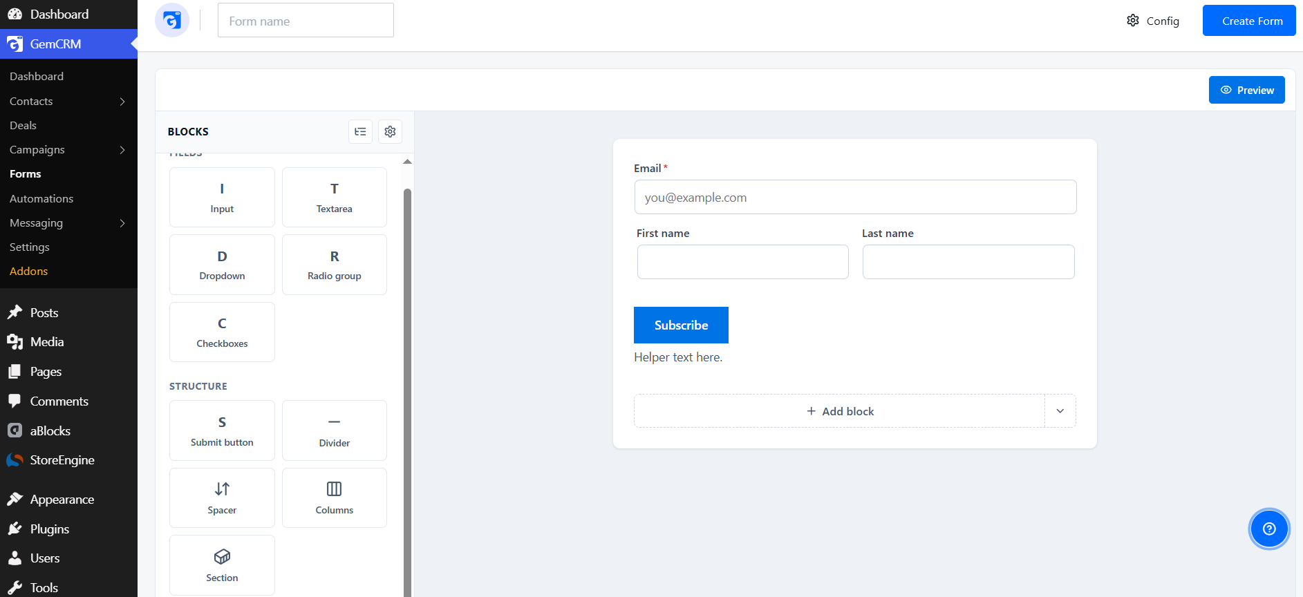 visual builder