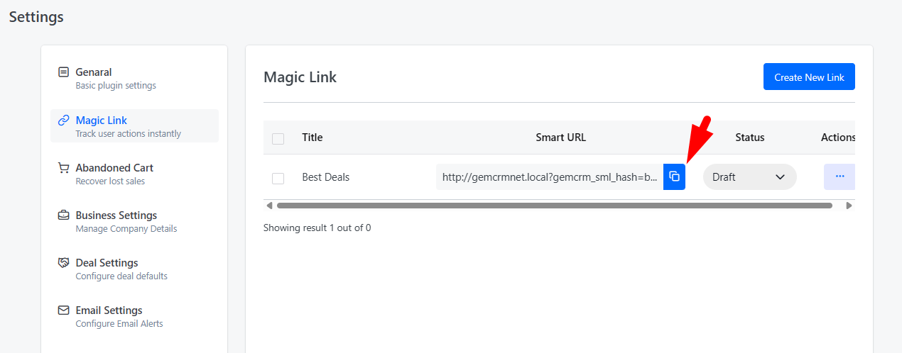 Magic Link URL Structure