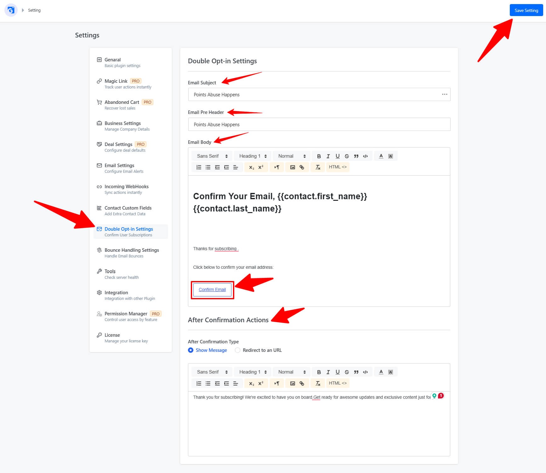 Double Opt-in Email Double Opt-in Email