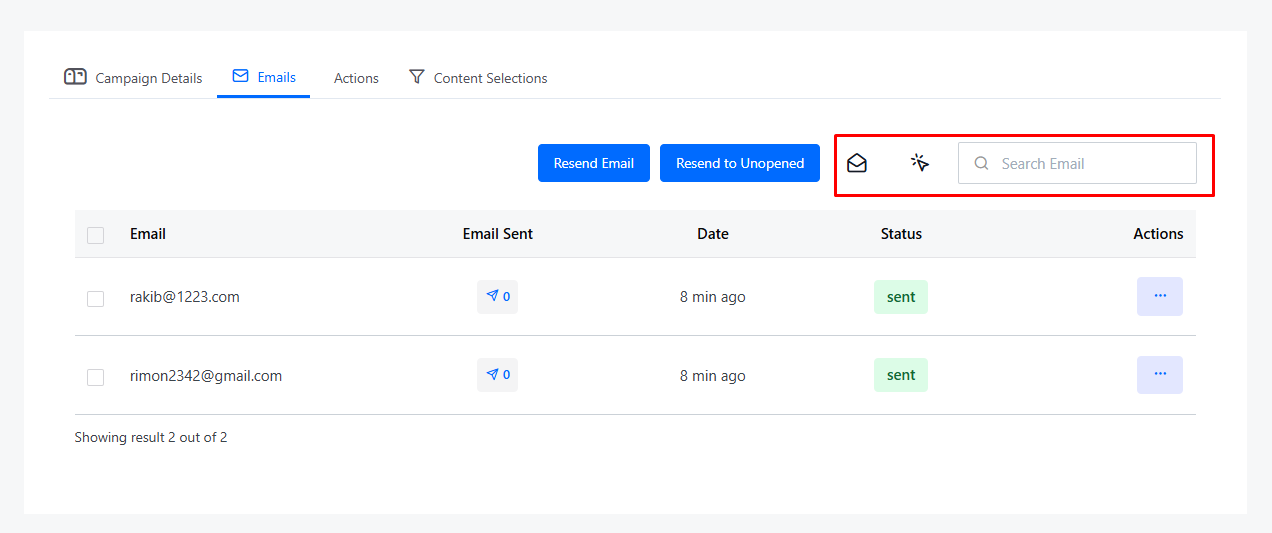 Filtering Emails
