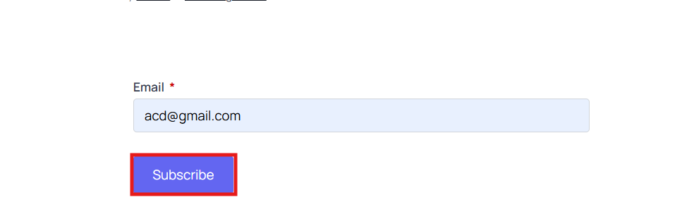 Test the Form