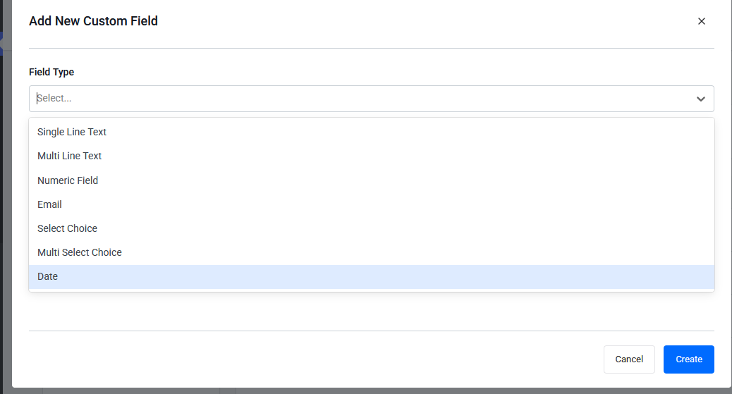 Choose the type of input