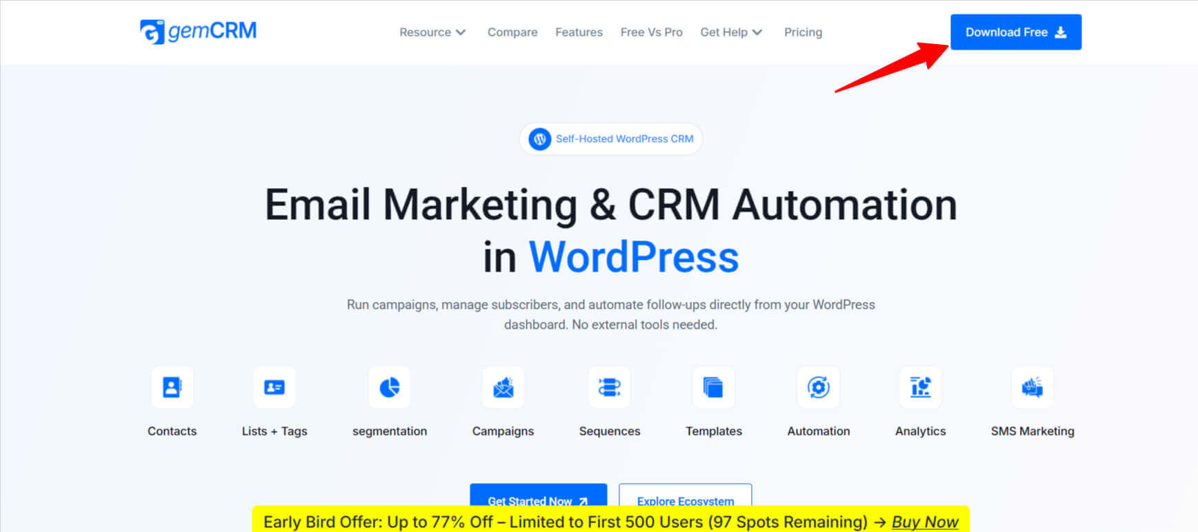 GemCRM Installation and overview