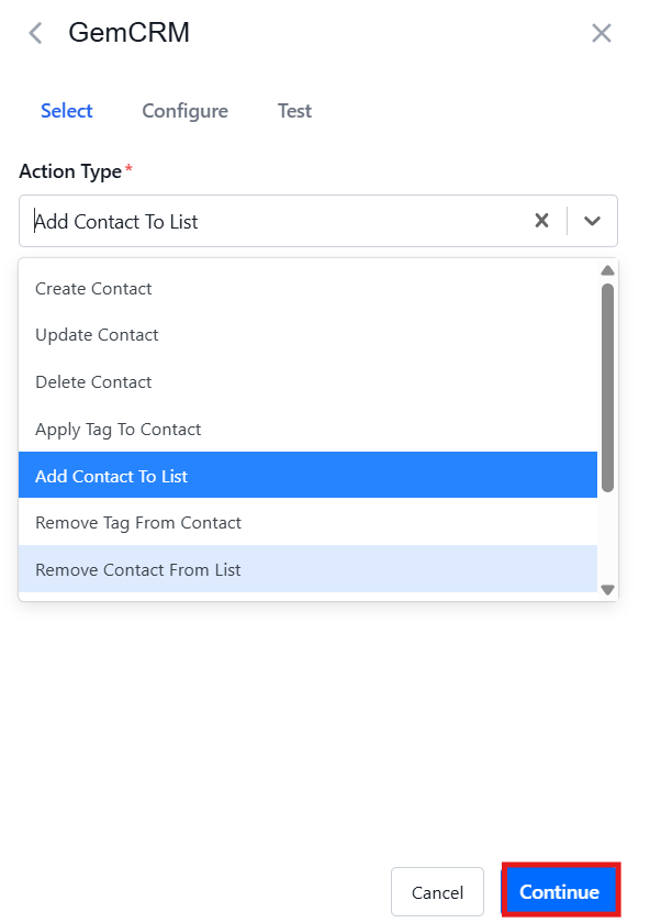 Action Type