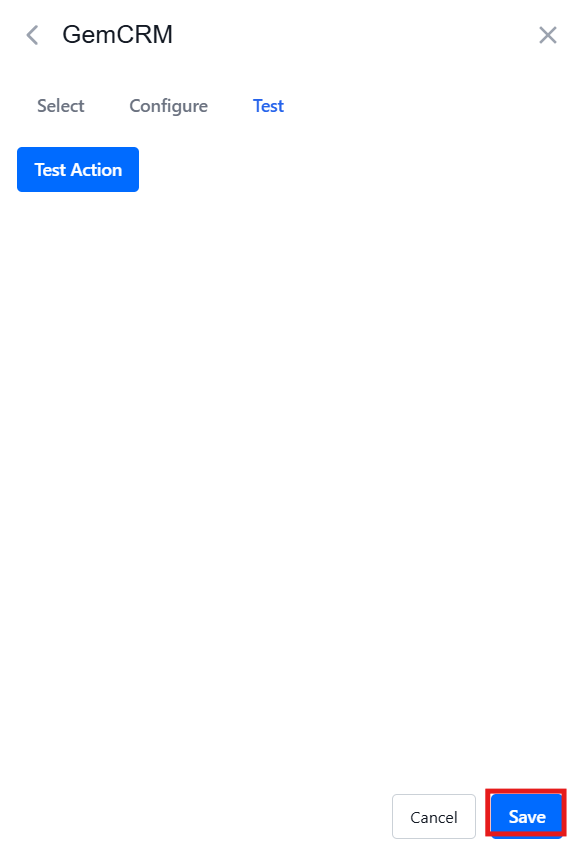 Test Action