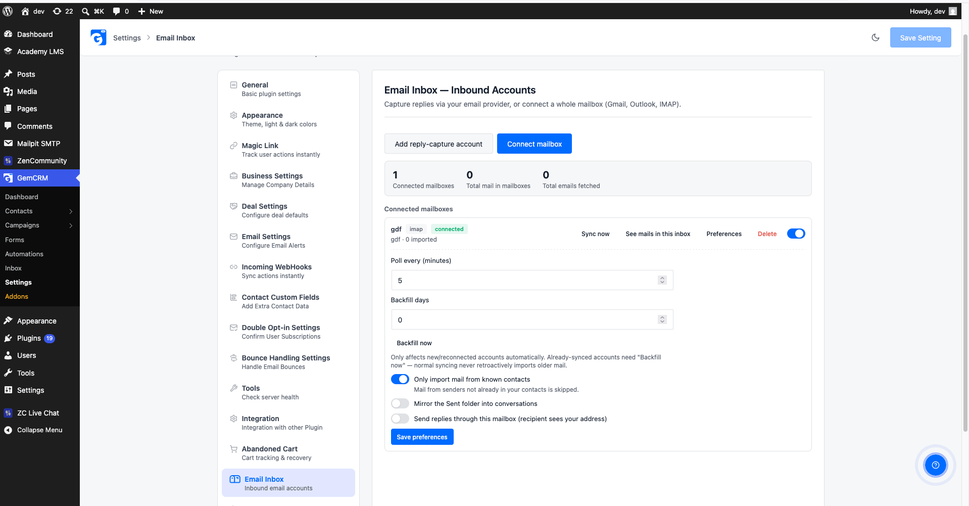 Inbounds Accounts