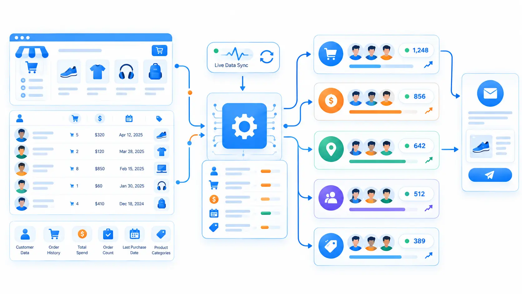 Ecommerce customer segmentation workflow