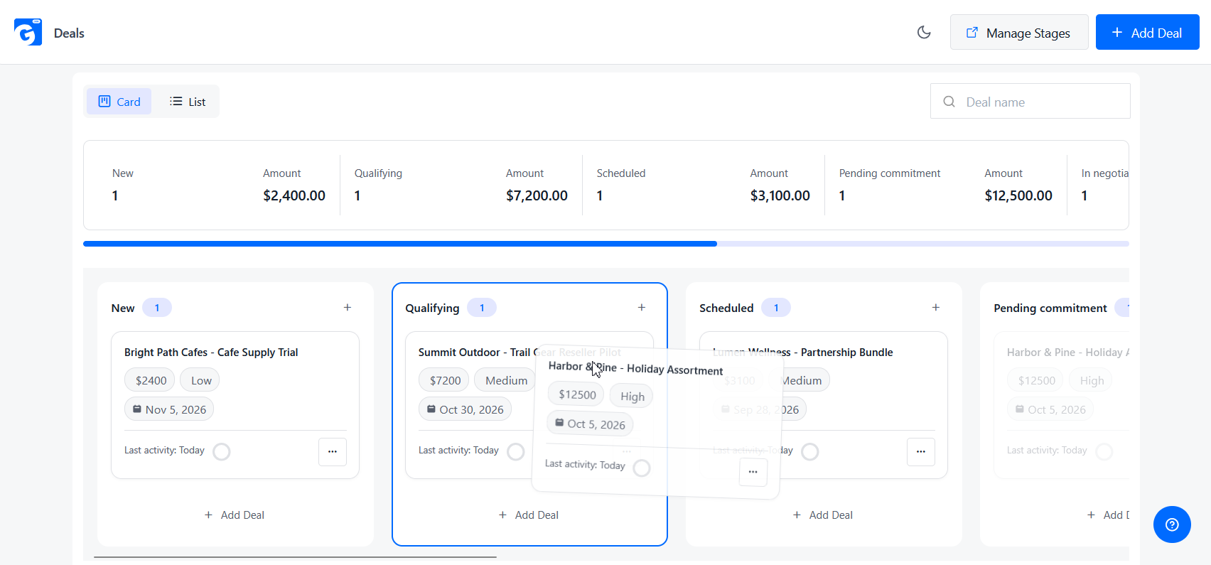 GemCRM Deals