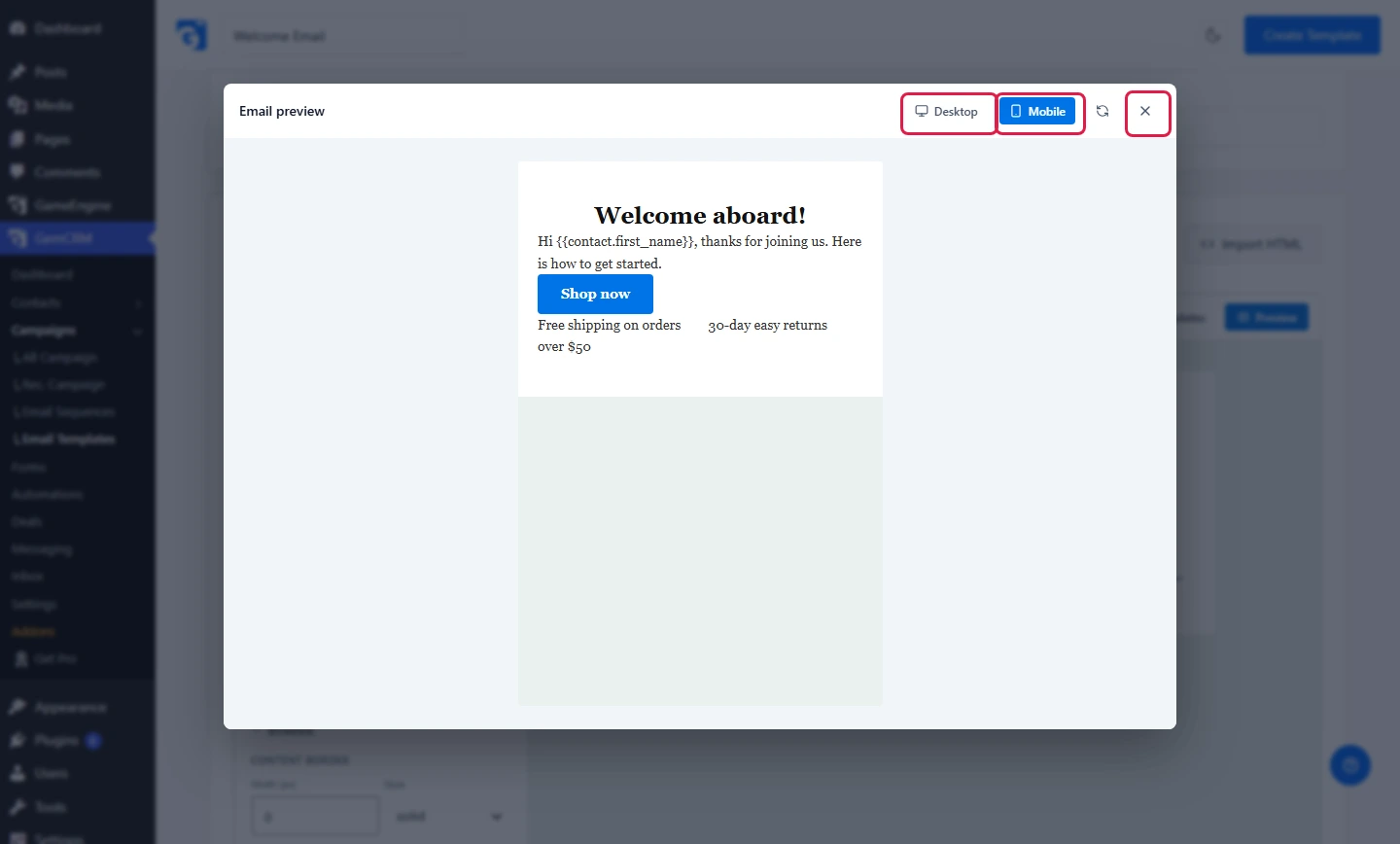 Click Preview